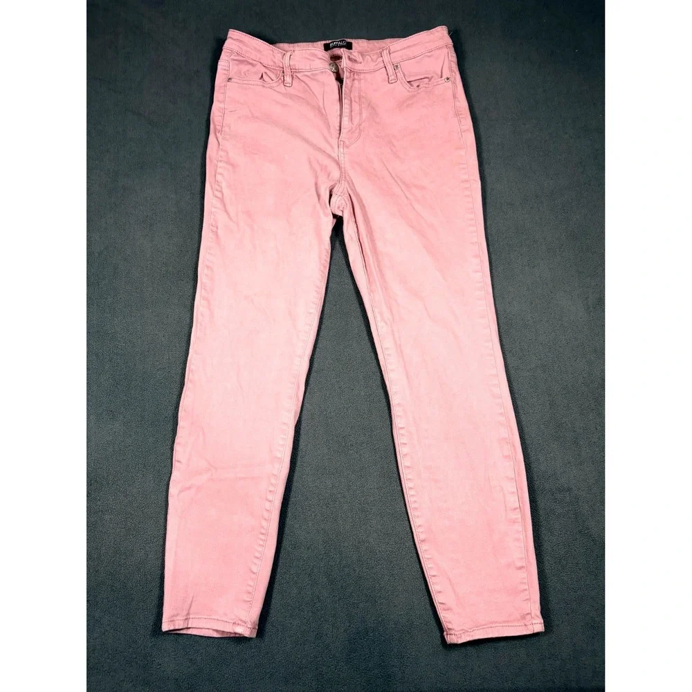 Buffalo David Bitton Havana Ankle Jeans Womens 10/30 Pink Denim High Rise Skinny